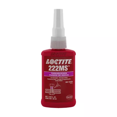 LOCTITE 222MS Fijador de Tornillos Pequeños Botella 50 ml